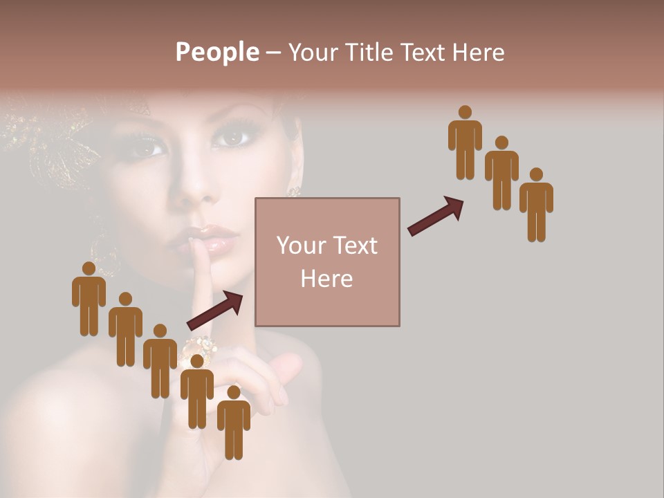 Beauty Woman Purity PowerPoint Template