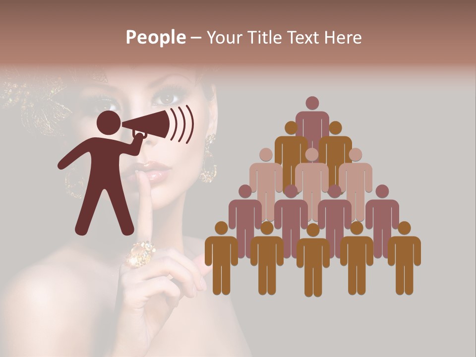 Beauty Woman Purity PowerPoint Template