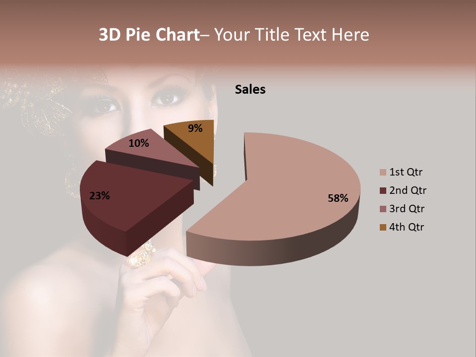 Beauty Woman Purity PowerPoint Template