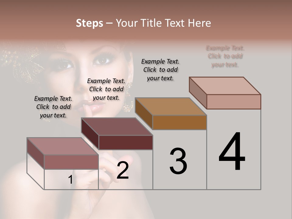 Beauty Woman Purity PowerPoint Template