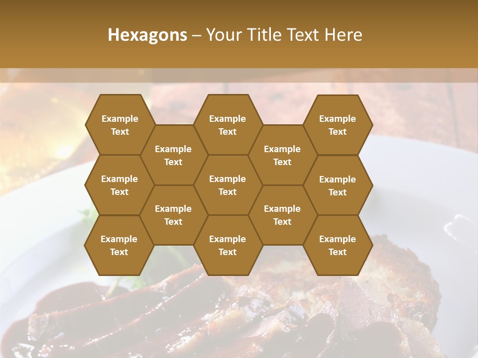 Beefsteak Plate Sirloin PowerPoint Template