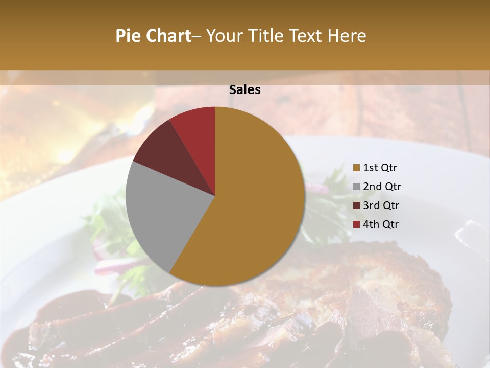 Beefsteak Plate Sirloin PowerPoint Template