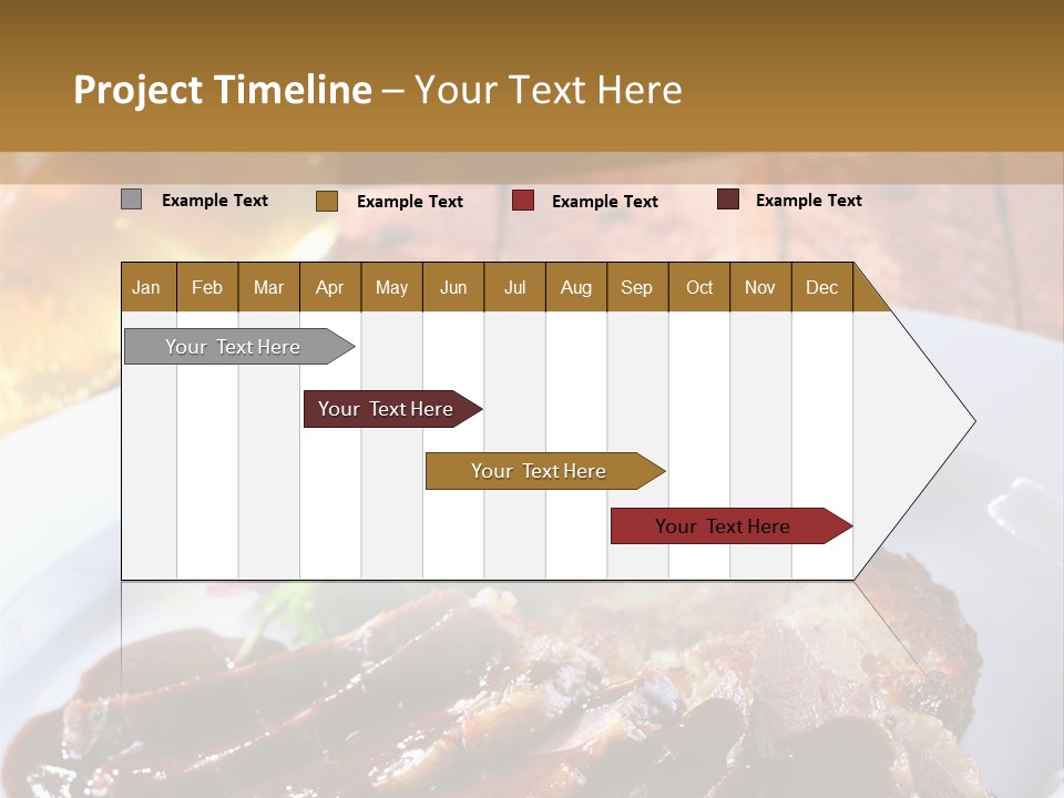 Beefsteak Plate Sirloin PowerPoint Template