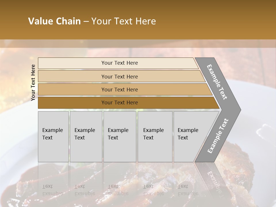 Beefsteak Plate Sirloin PowerPoint Template