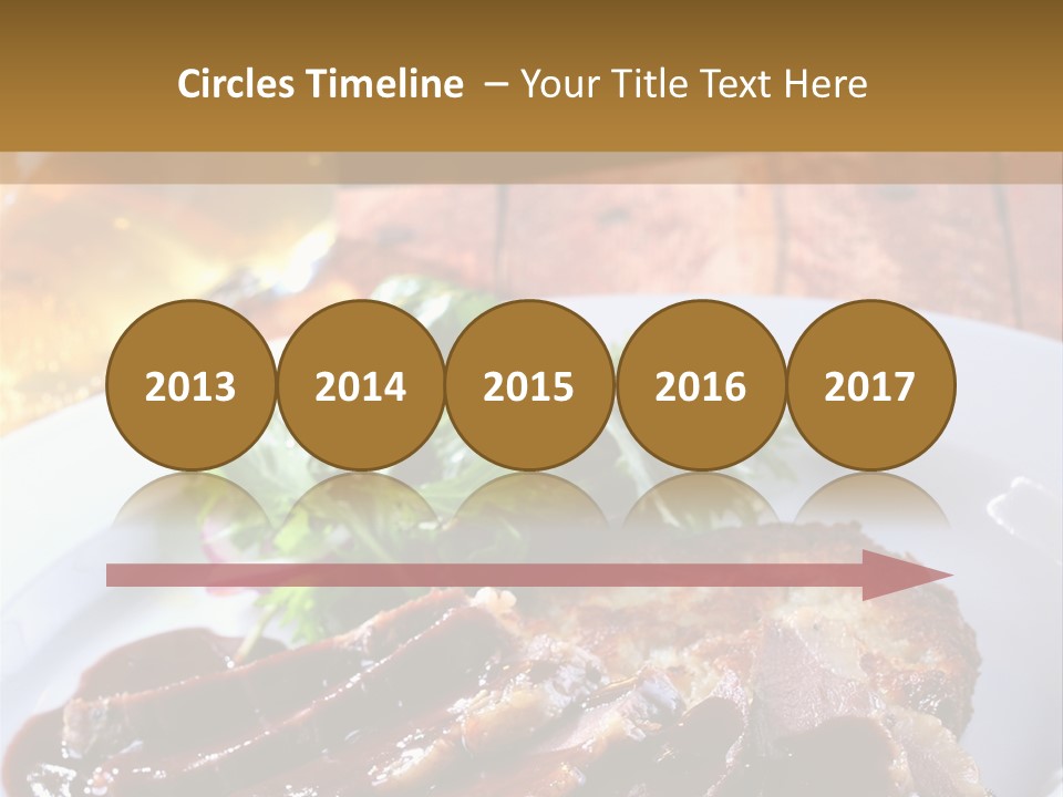 Beefsteak Plate Sirloin PowerPoint Template