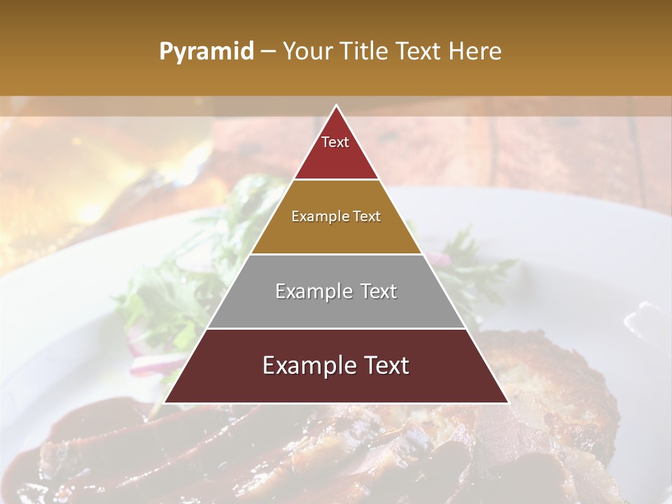 Beefsteak Plate Sirloin PowerPoint Template