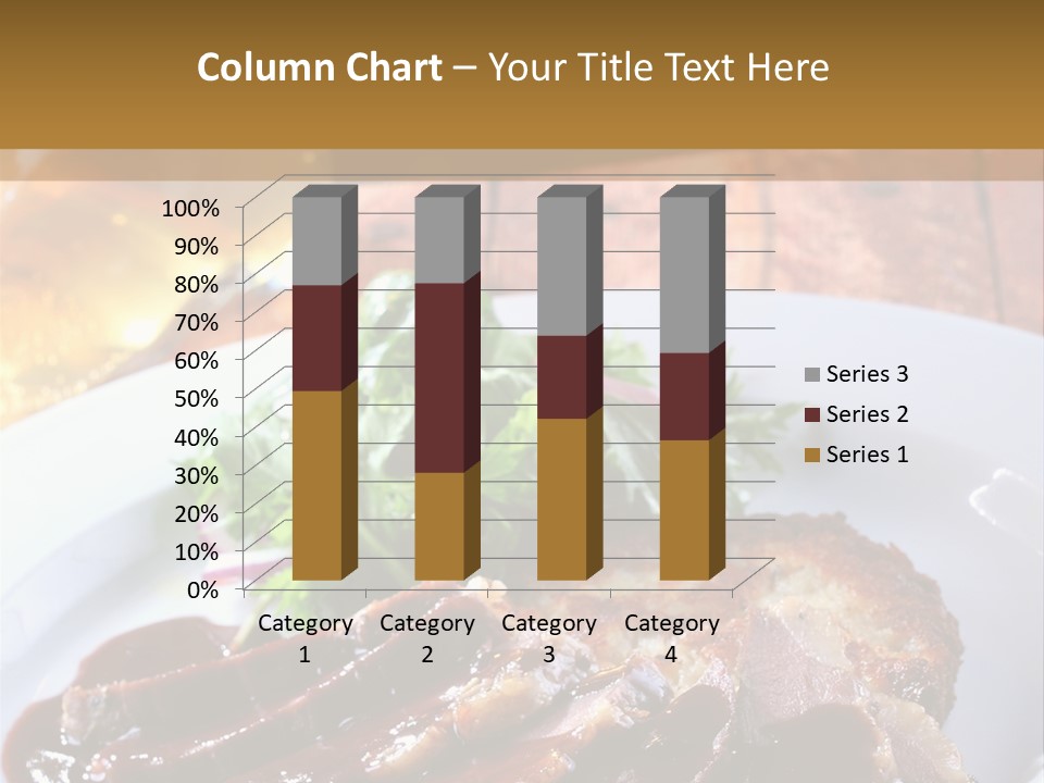 Beefsteak Plate Sirloin PowerPoint Template