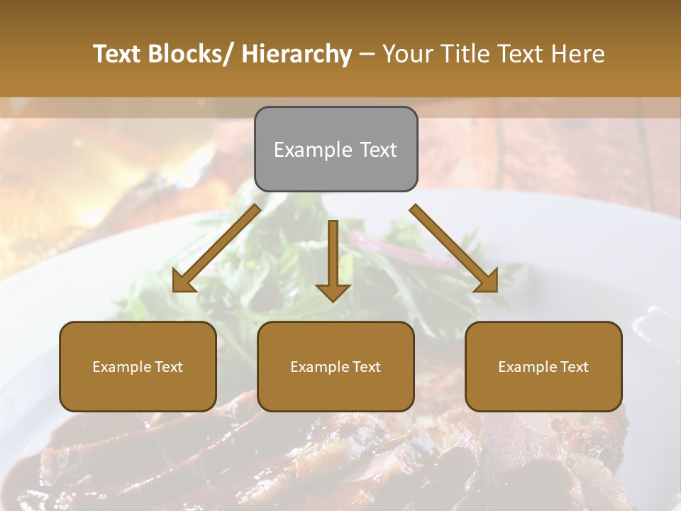 Beefsteak Plate Sirloin PowerPoint Template