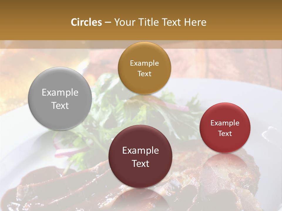 Beefsteak Plate Sirloin PowerPoint Template