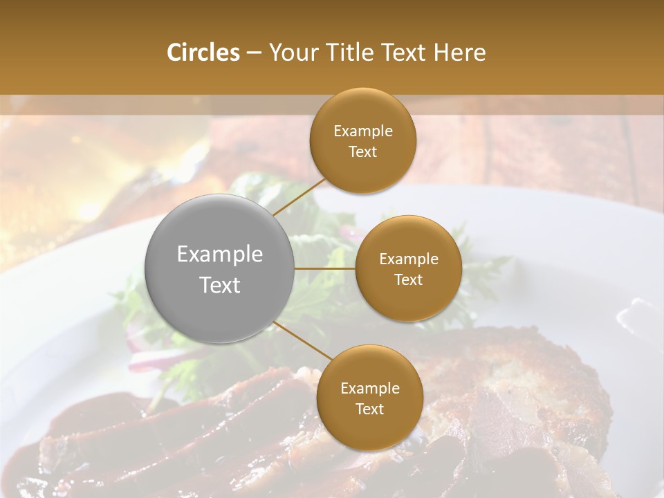Beefsteak Plate Sirloin PowerPoint Template
