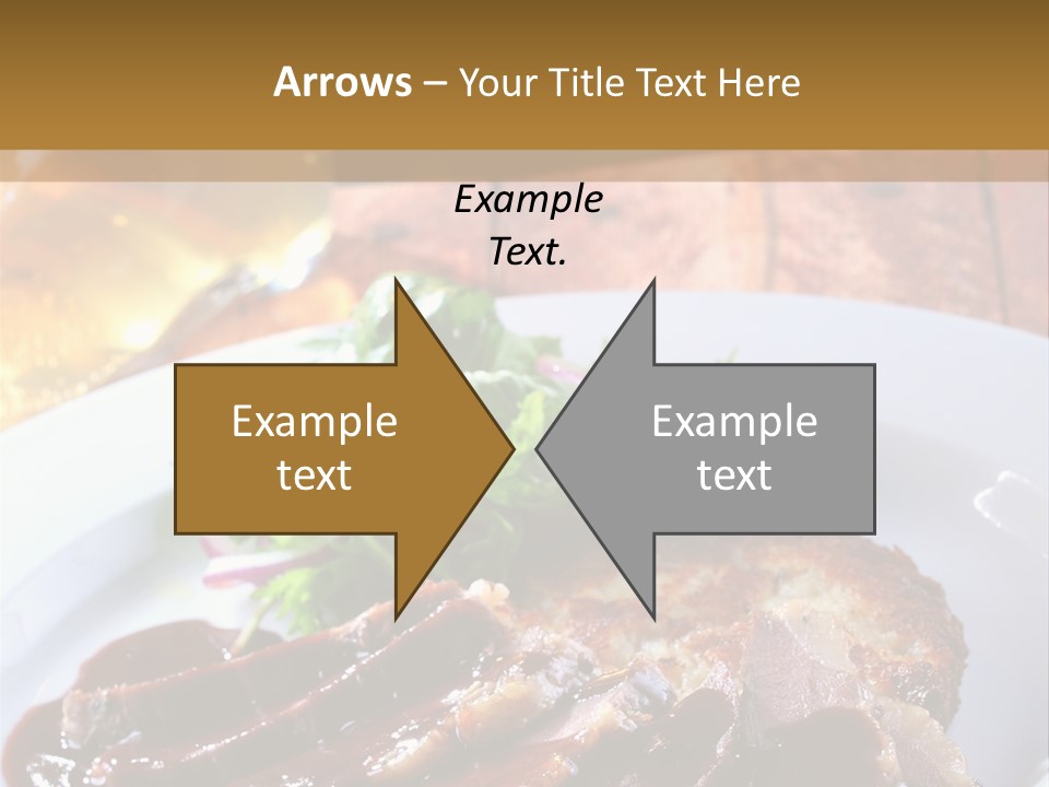 Beefsteak Plate Sirloin PowerPoint Template