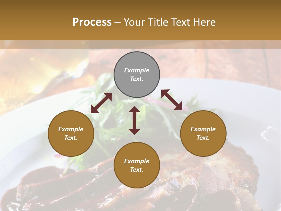 Beefsteak Plate Sirloin PowerPoint Template