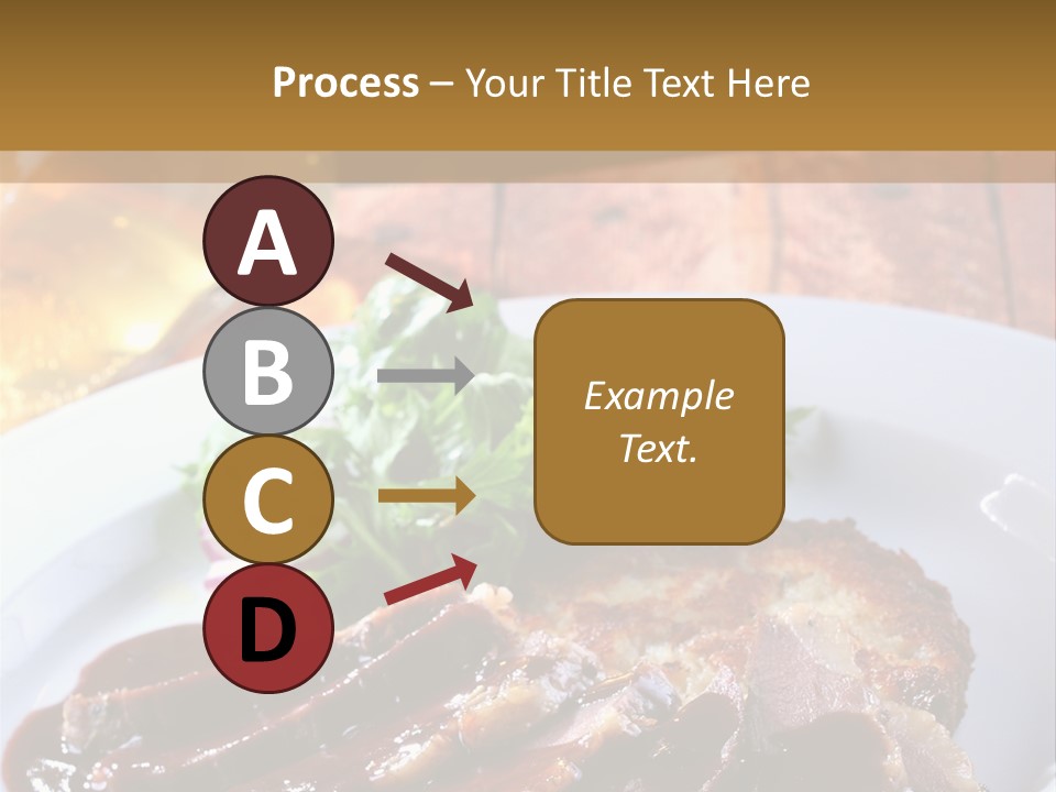 Beefsteak Plate Sirloin PowerPoint Template