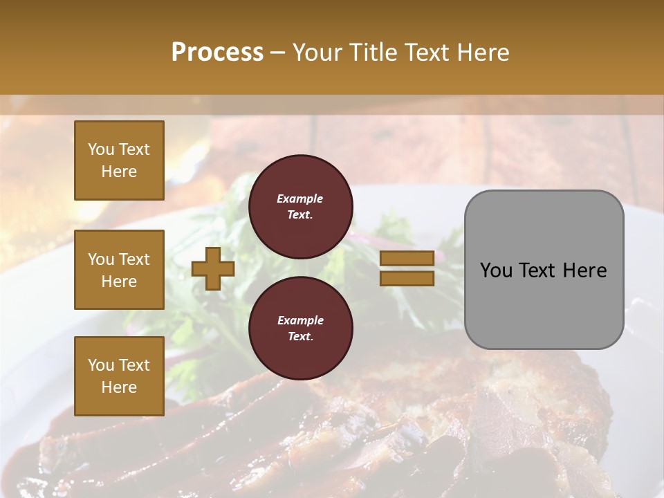 Beefsteak Plate Sirloin PowerPoint Template