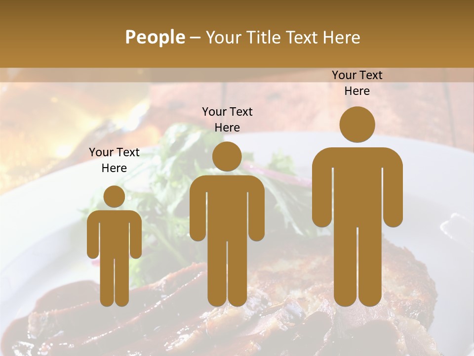 Beefsteak Plate Sirloin PowerPoint Template