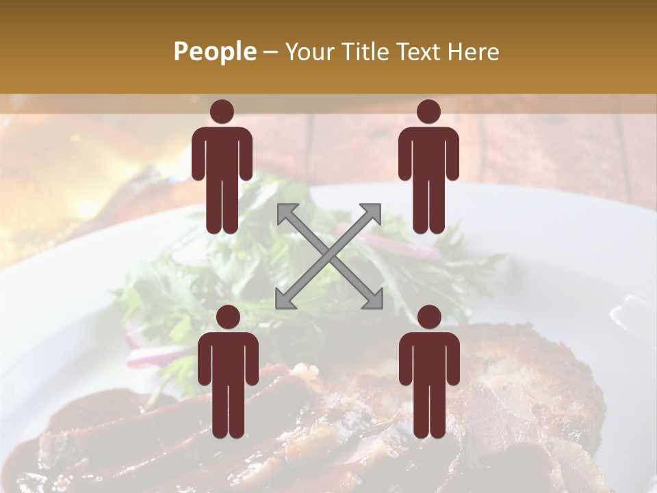Beefsteak Plate Sirloin PowerPoint Template