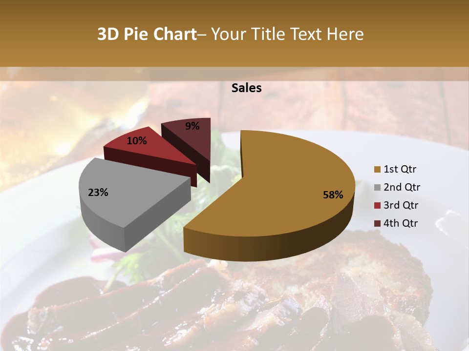 Beefsteak Plate Sirloin PowerPoint Template