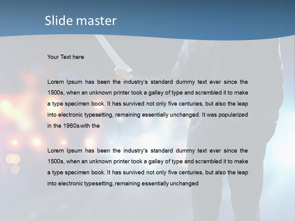 Speech President Speak PowerPoint Template