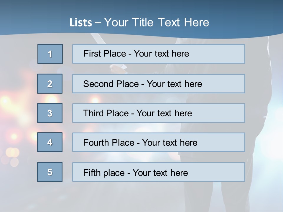 Speech President Speak PowerPoint Template