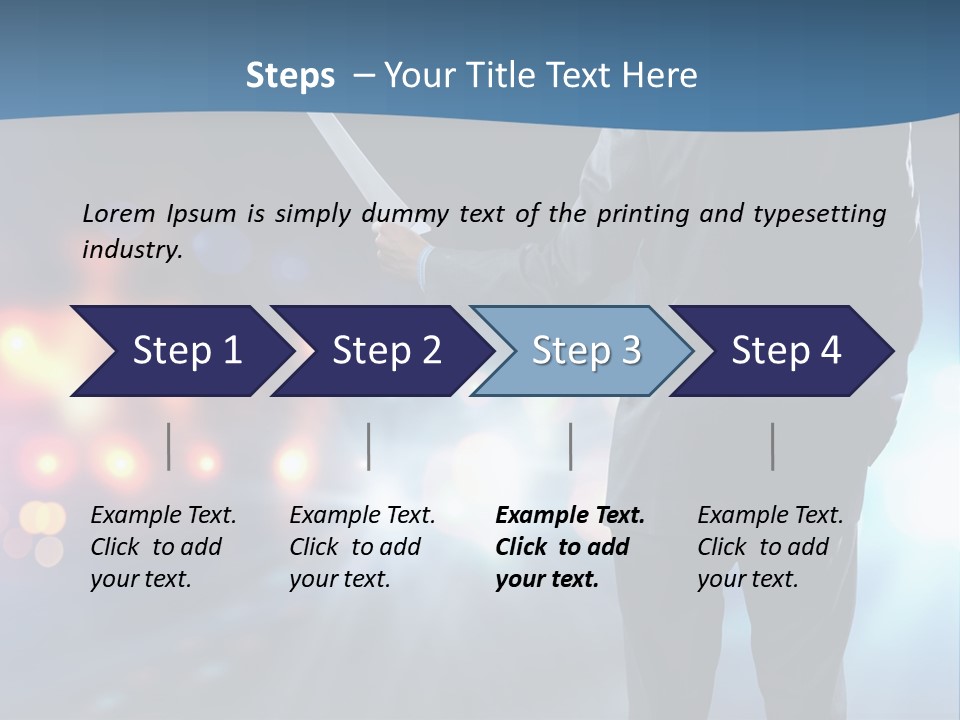 Speech President Speak PowerPoint Template