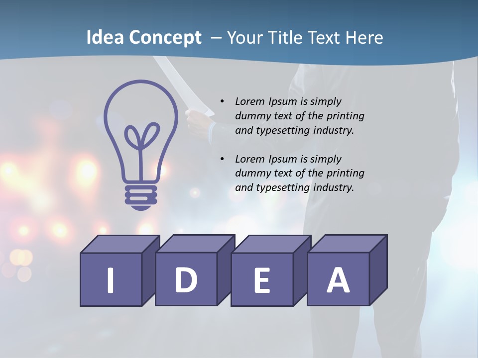 Speech President Speak PowerPoint Template