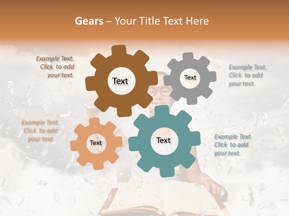 Scholar Book Pupil PowerPoint Template