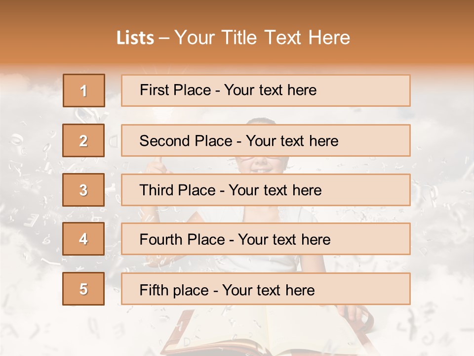 Scholar Book Pupil PowerPoint Template