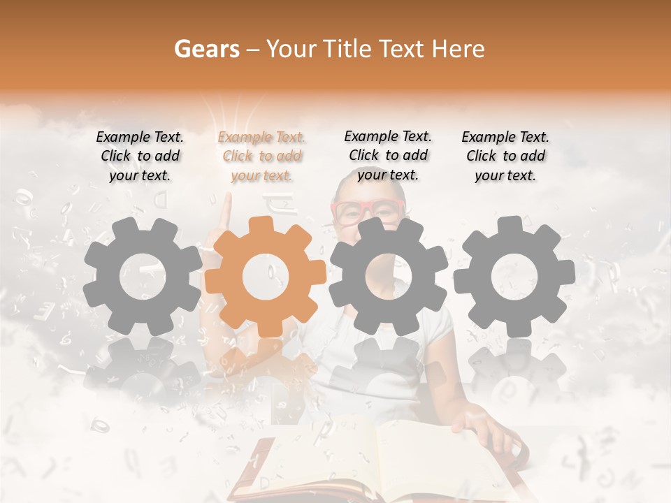 Scholar Book Pupil PowerPoint Template