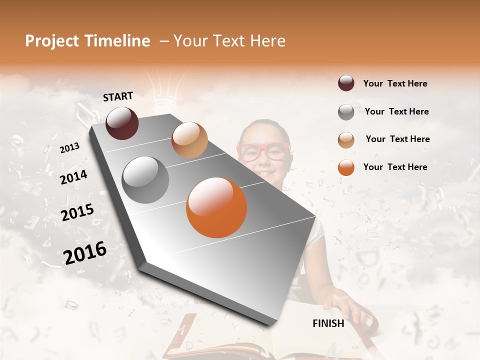 Scholar Book Pupil PowerPoint Template