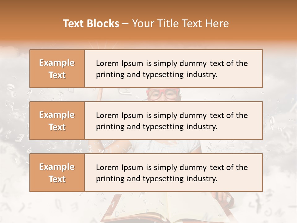 Scholar Book Pupil PowerPoint Template