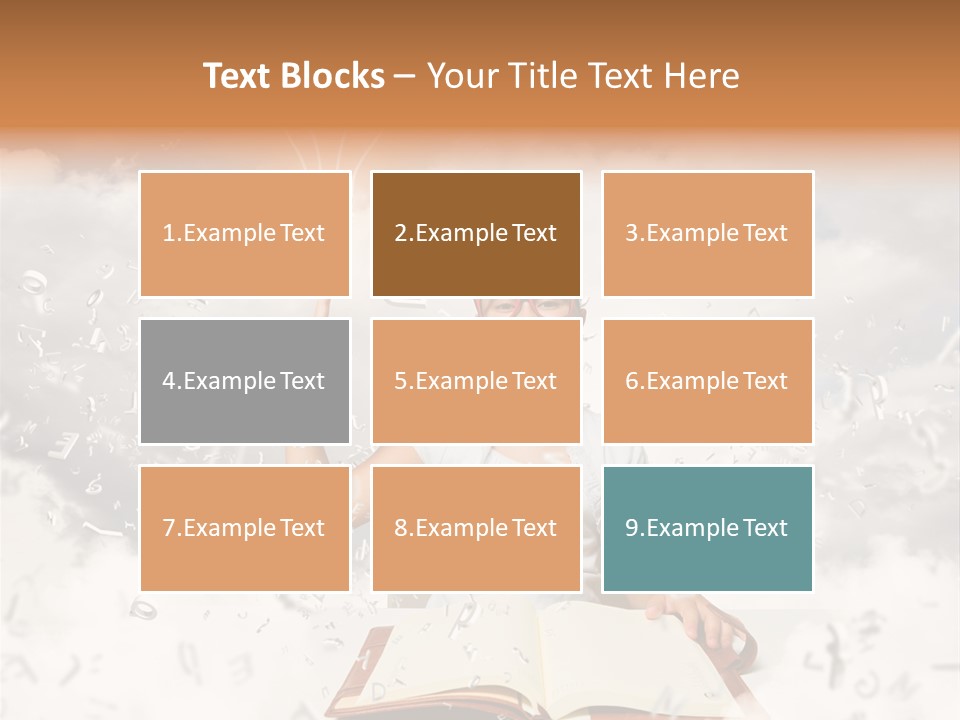 Scholar Book Pupil PowerPoint Template