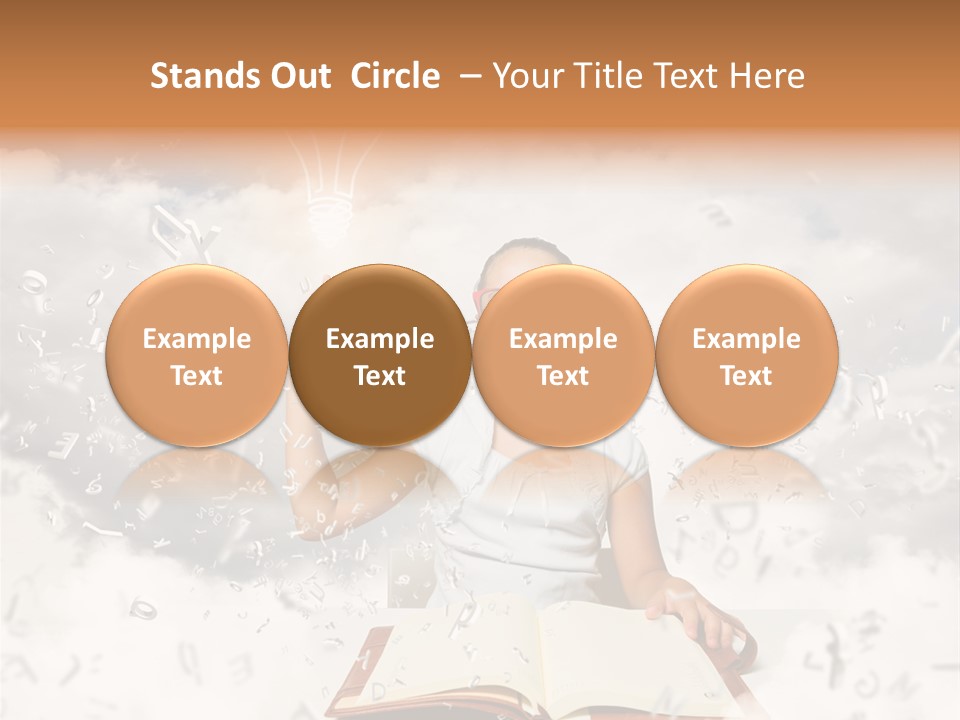 Scholar Book Pupil PowerPoint Template
