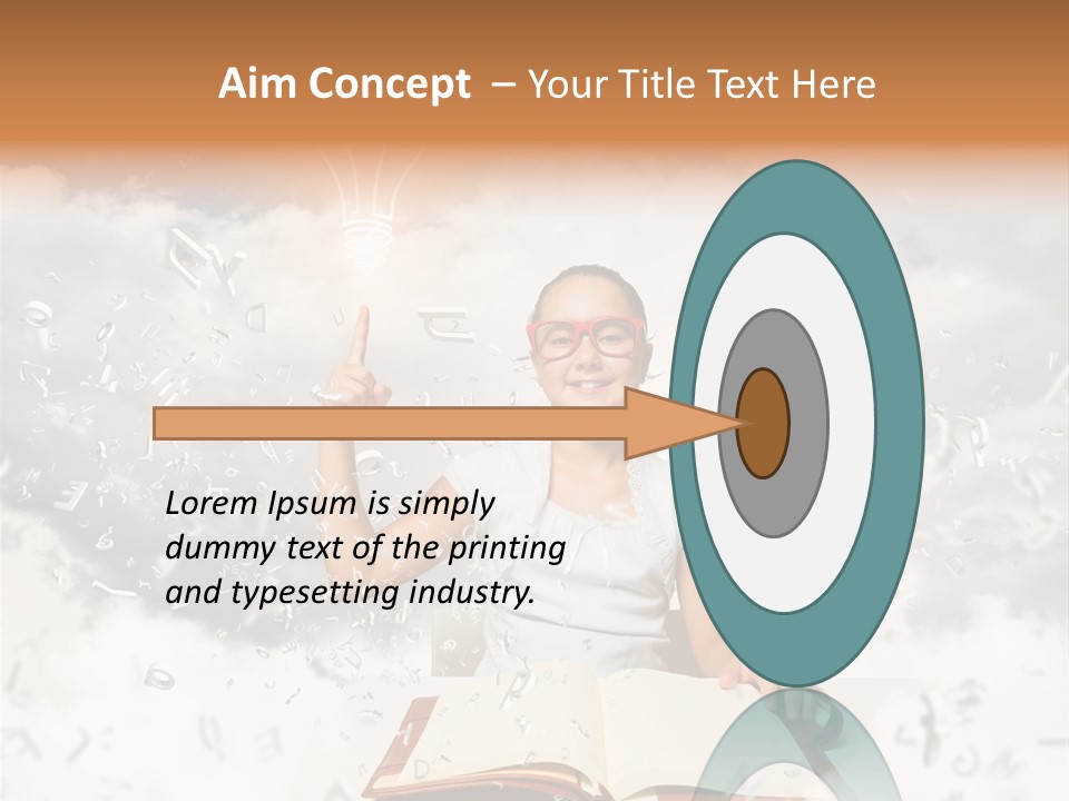 Scholar Book Pupil PowerPoint Template