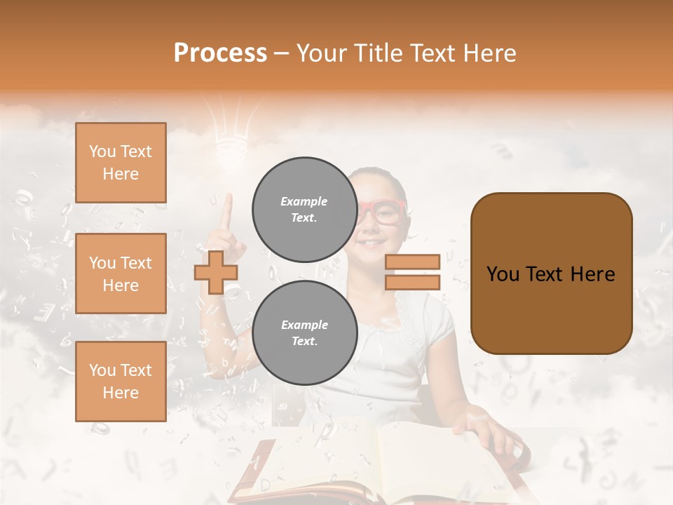 Scholar Book Pupil PowerPoint Template
