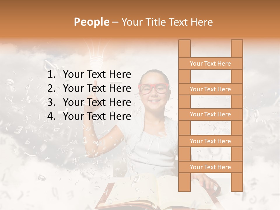 Scholar Book Pupil PowerPoint Template