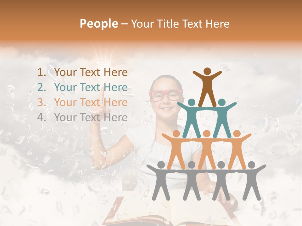 Scholar Book Pupil PowerPoint Template