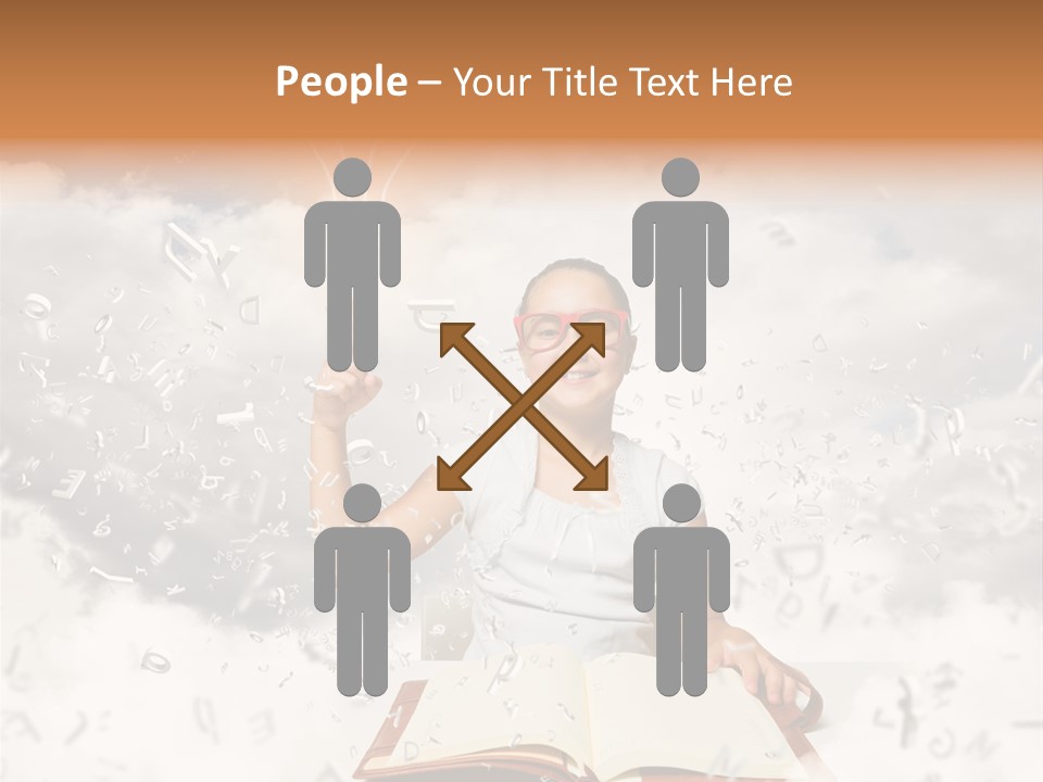 Scholar Book Pupil PowerPoint Template