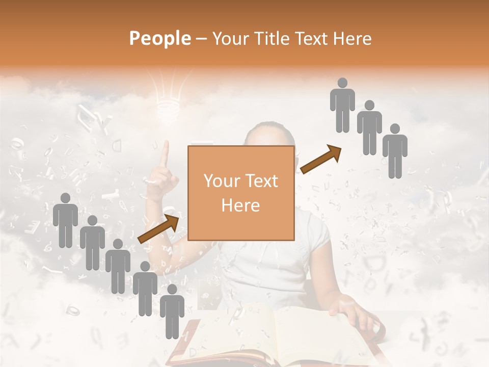 Scholar Book Pupil PowerPoint Template