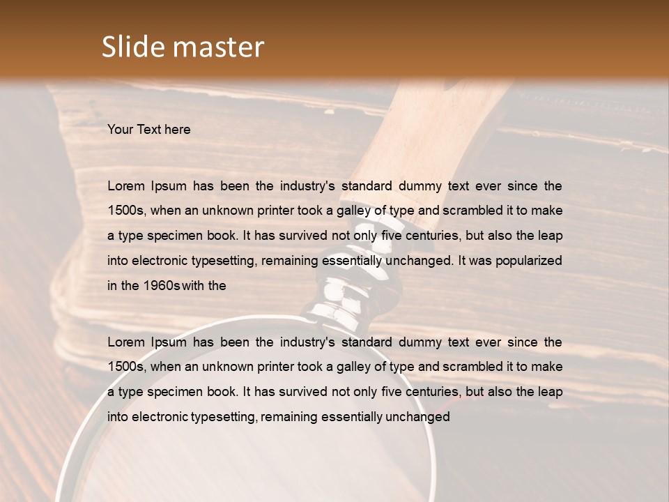 Dark Blue Page PowerPoint Template