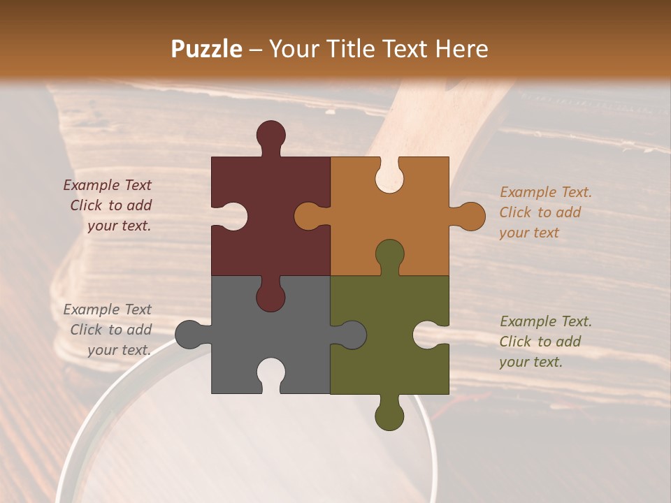 Dark Blue Page PowerPoint Template