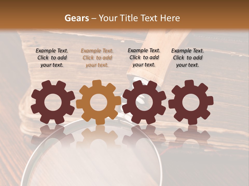 Dark Blue Page PowerPoint Template