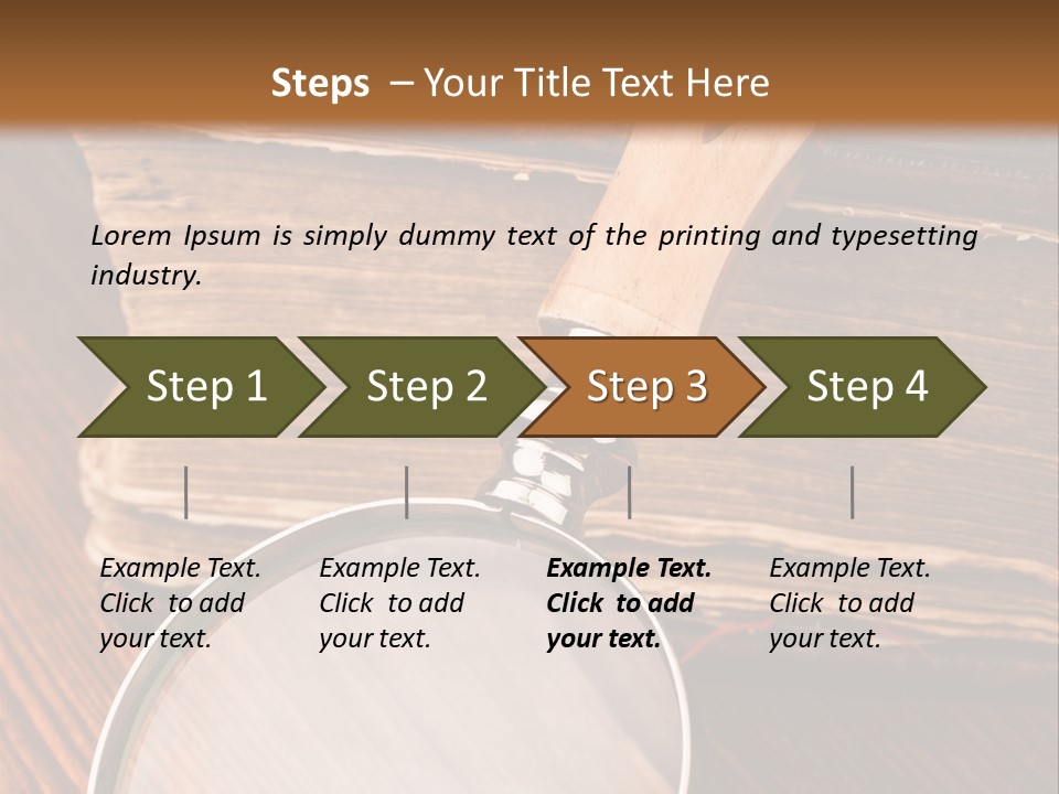 Dark Blue Page PowerPoint Template