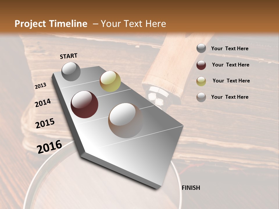 Dark Blue Page PowerPoint Template