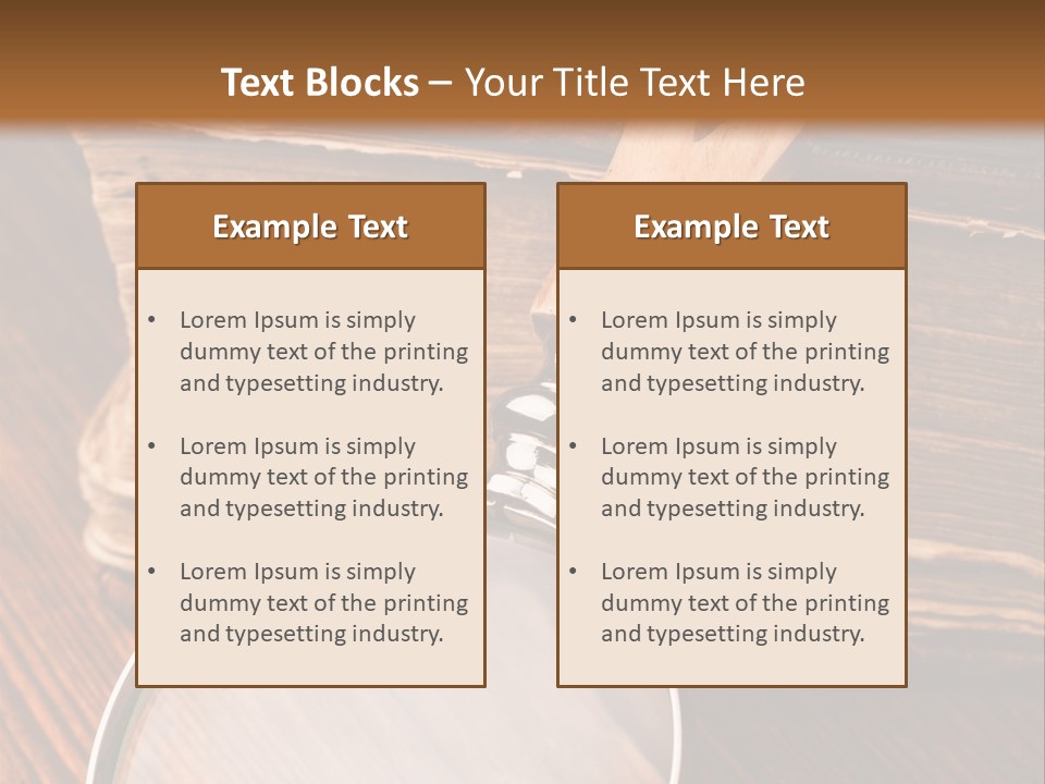 Dark Blue Page PowerPoint Template