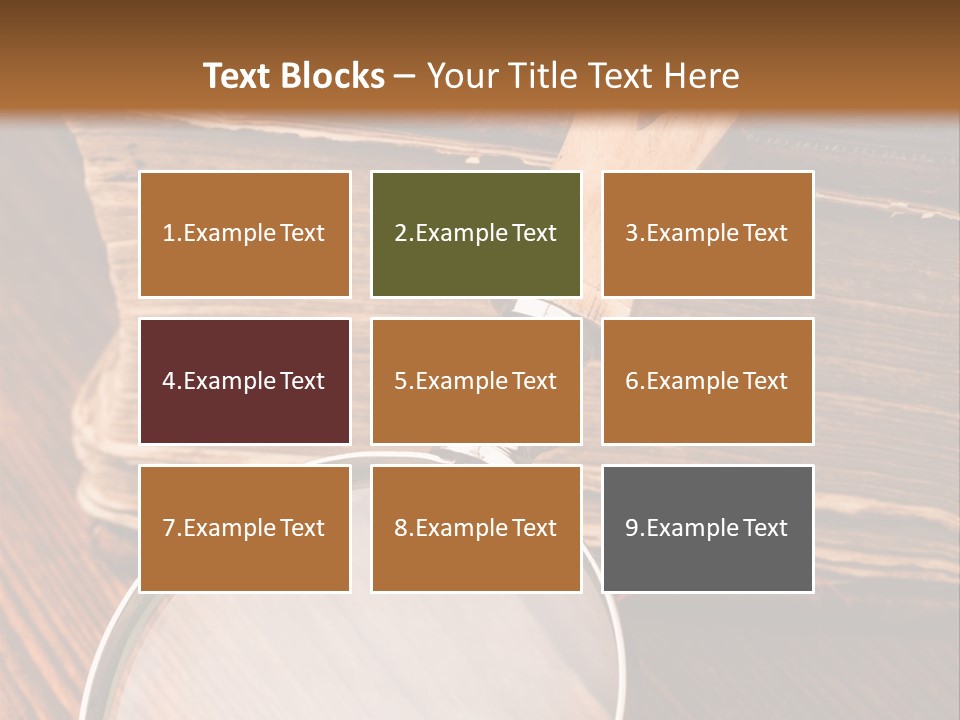 Dark Blue Page PowerPoint Template