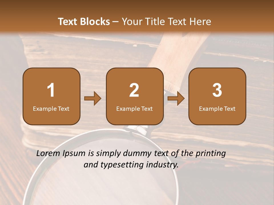 Dark Blue Page PowerPoint Template