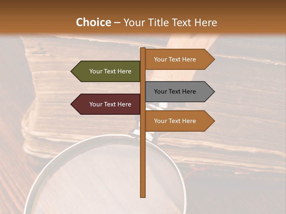 Dark Blue Page PowerPoint Template