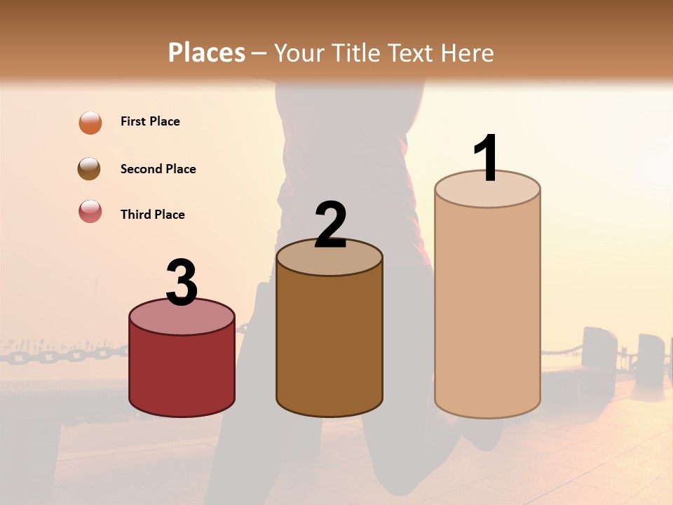 Person Free Sunrise PowerPoint Template