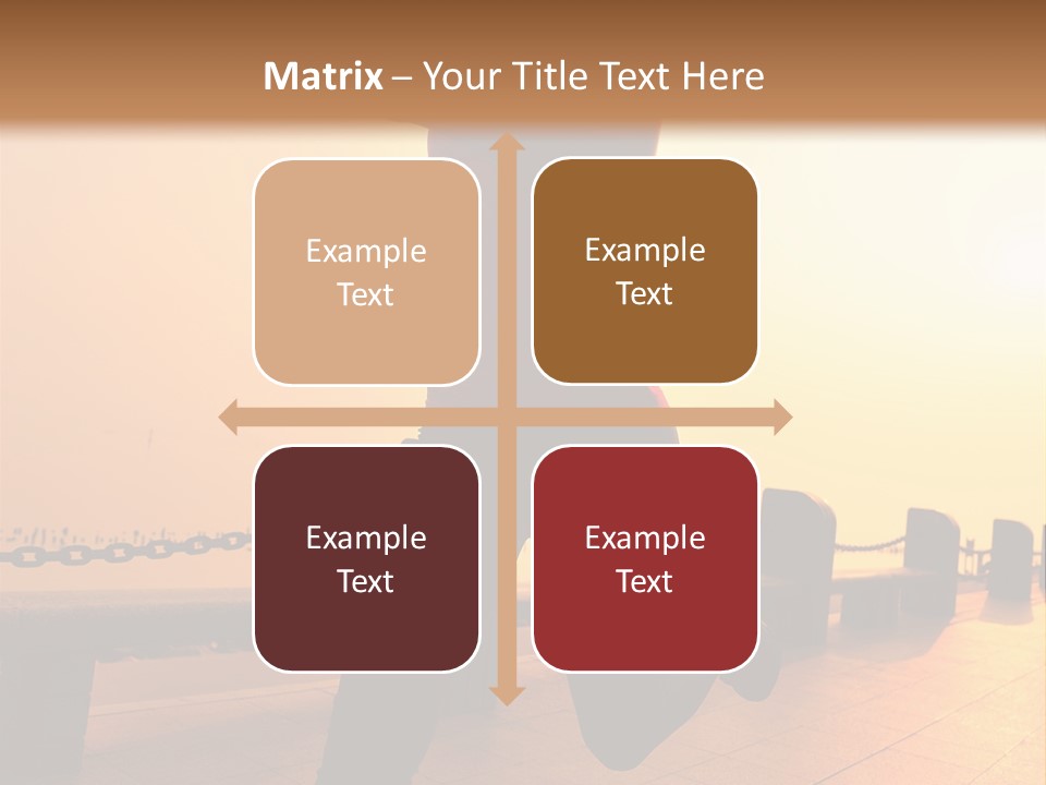 Person Free Sunrise PowerPoint Template