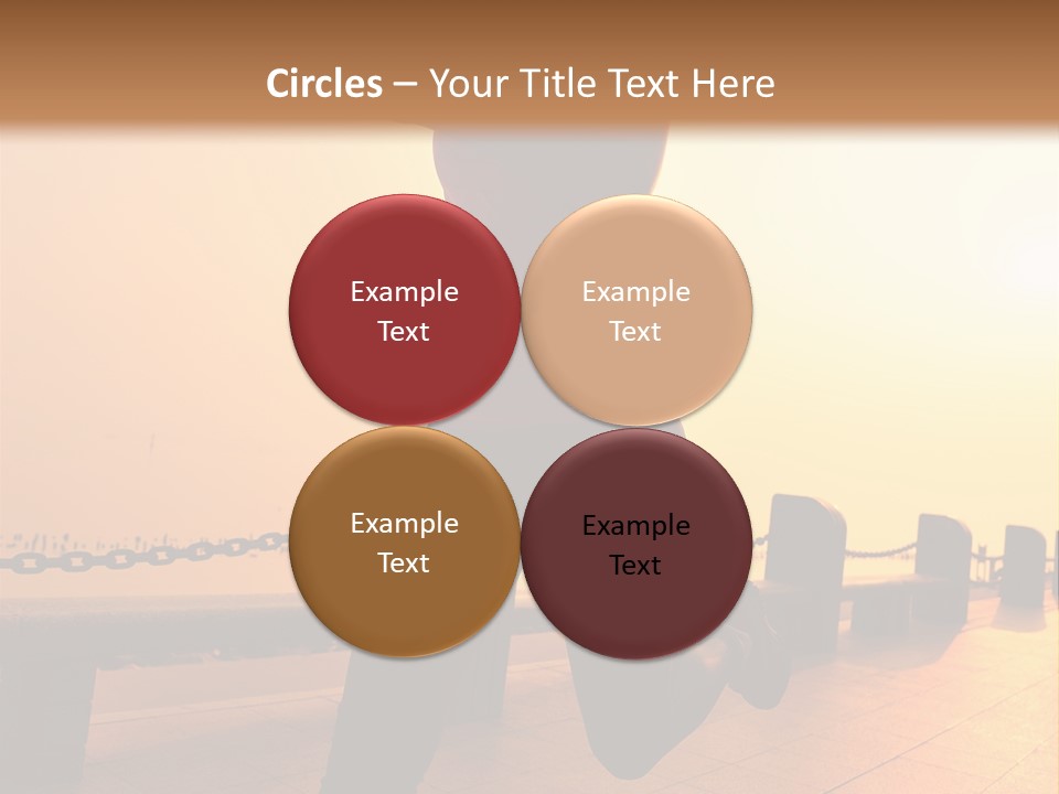 Person Free Sunrise PowerPoint Template